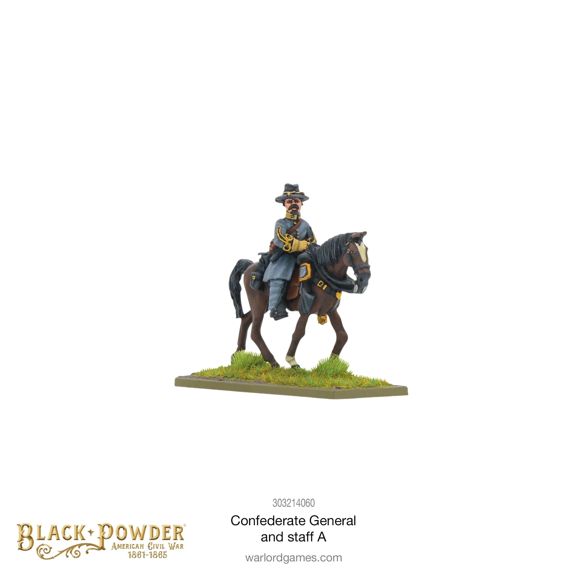 Black Powder: American Civil War: Confederate General and Staff A By Warlord Games