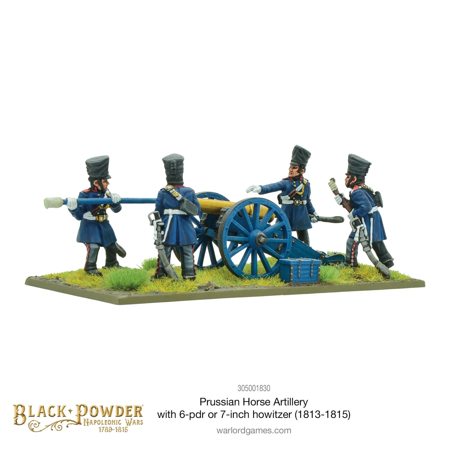 Black Powder: Napoleonic Prussian Horse Artillery with 6-pdr (1813-1815) By Warlord Games