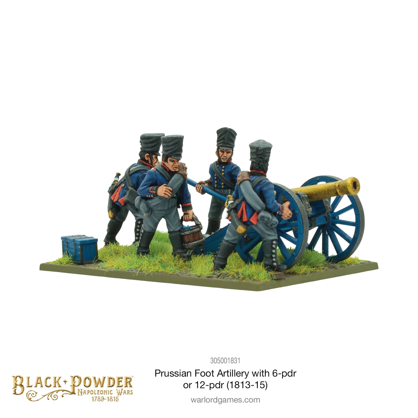 Black Powder: Napoleonic Prussian Foot Artillery with 6- or 12-pdr (1813-15) By Warlord Games