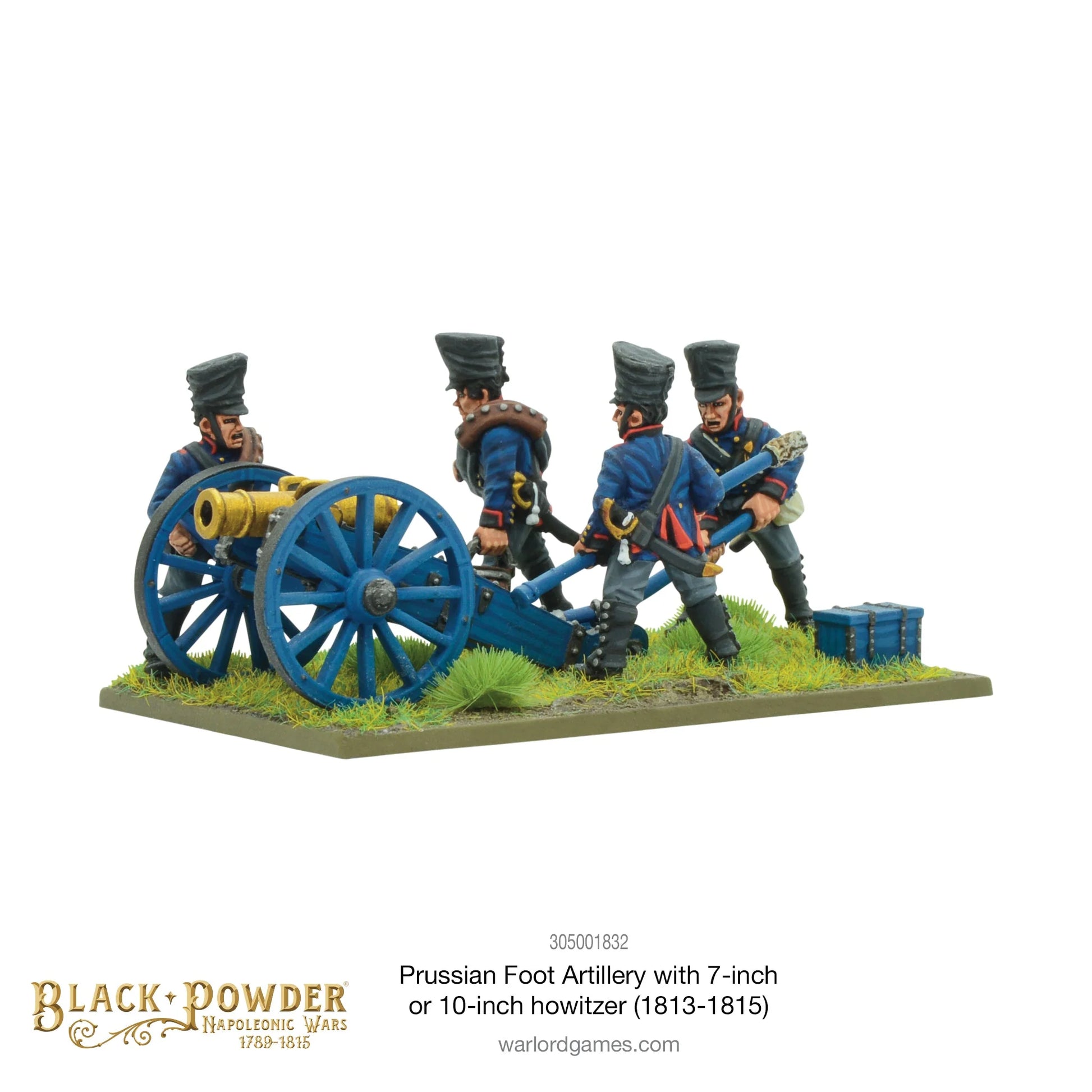 Black Powder: Napoleonic Prussian Foot Artillery with 7 or 10-inch Howitzer (1813-1815) By Warlord Games