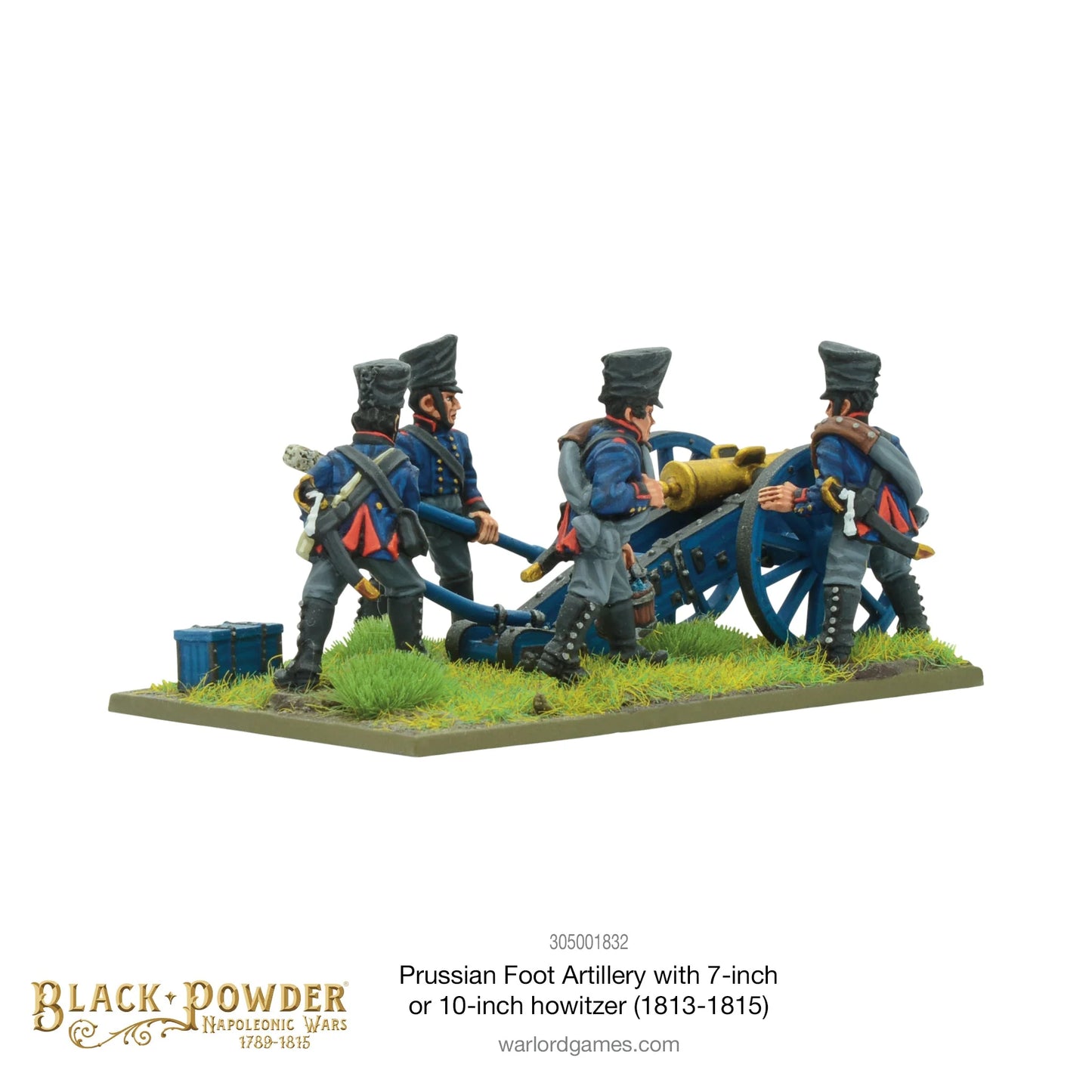 Black Powder: Napoleonic Prussian Foot Artillery with 7 or 10-inch Howitzer (1813-1815) By Warlord Games