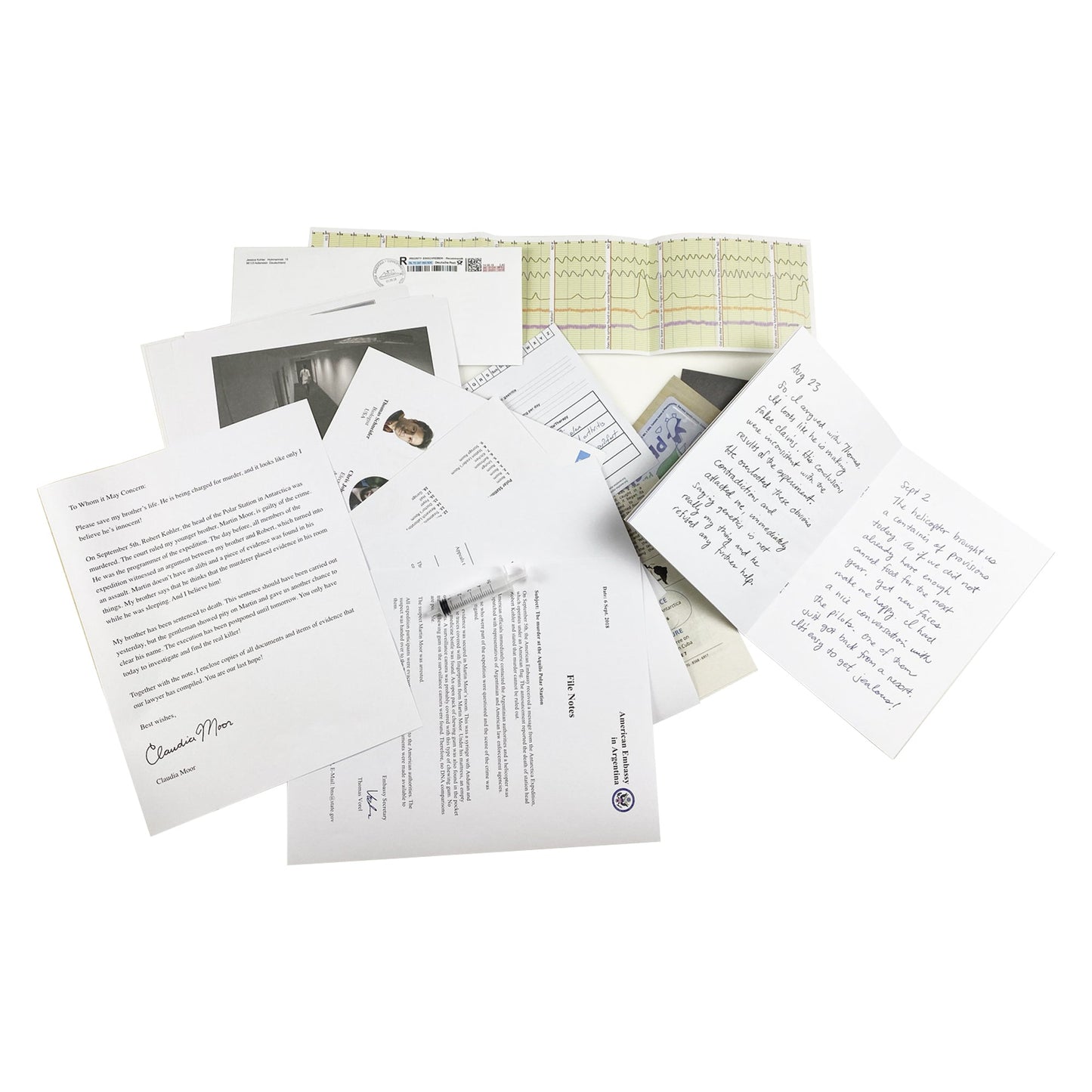 Murder Mystery Party Case Files: Death In Antarctica