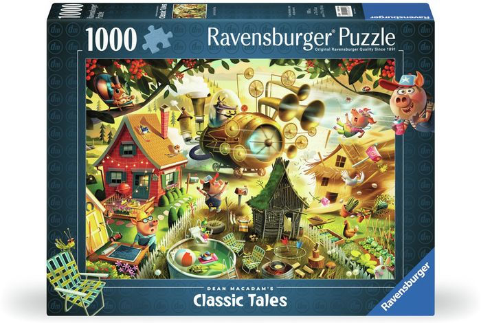 Macadam: Look Out Little Pigs 1000 PC Puzzle