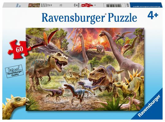 Dinosaur Dash 60 PC Puzzle