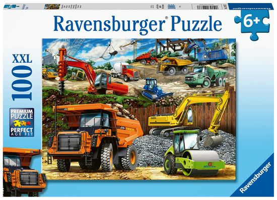 Construction Vehicles 100 PC Puzzle