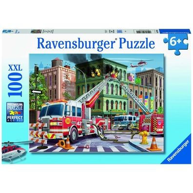 Fire Truck Rescue 100 PC Puzzle