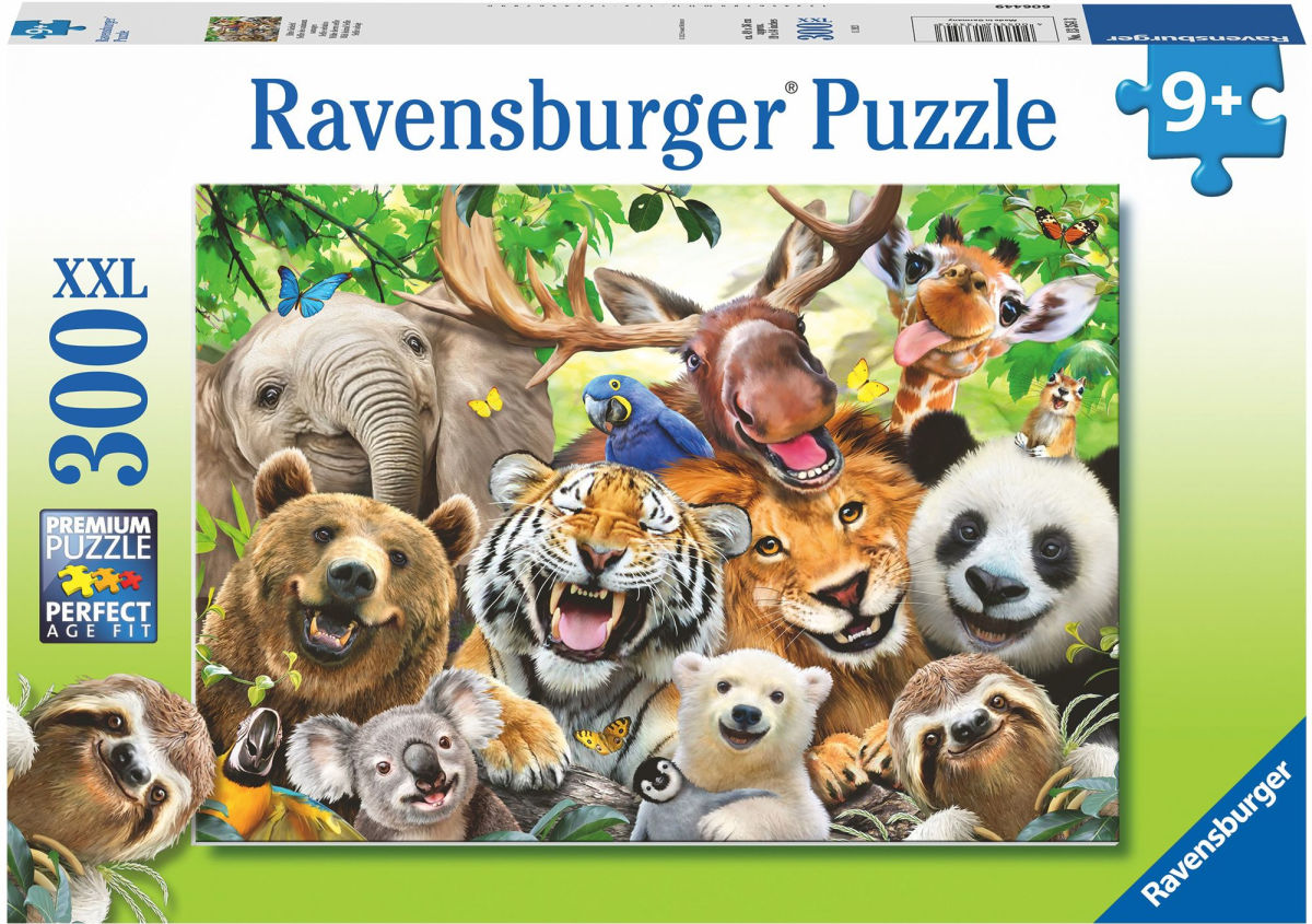 Exotic Animals Selfie 300 PC Puzzle