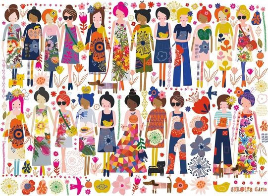 Flowers & Friends 200 PC Puzzle