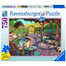 Cozy Backyard Bliss 750 PC Large Format Puzzle