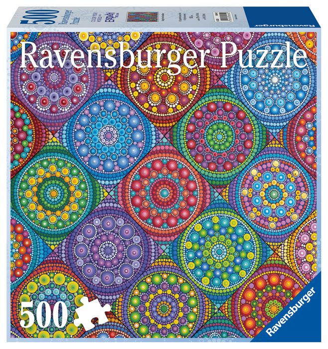 Elspeth McLean: Magnificent Mandalas 500 PC Puzzle
