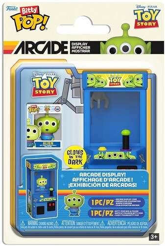 Funko Bitty Arcade Claw: Toy Story - Alien (Glow-in-the-Dark)