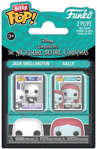 Funko Bitty Pop! The Nightmare Before Christmas 2-Pack - Jack & Sally
