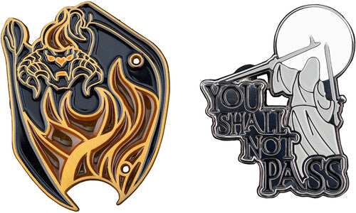 WETA Workshop - The Lord of the Rings Trilogy - You Shall Not Pass Stackable Enamel Pin Set