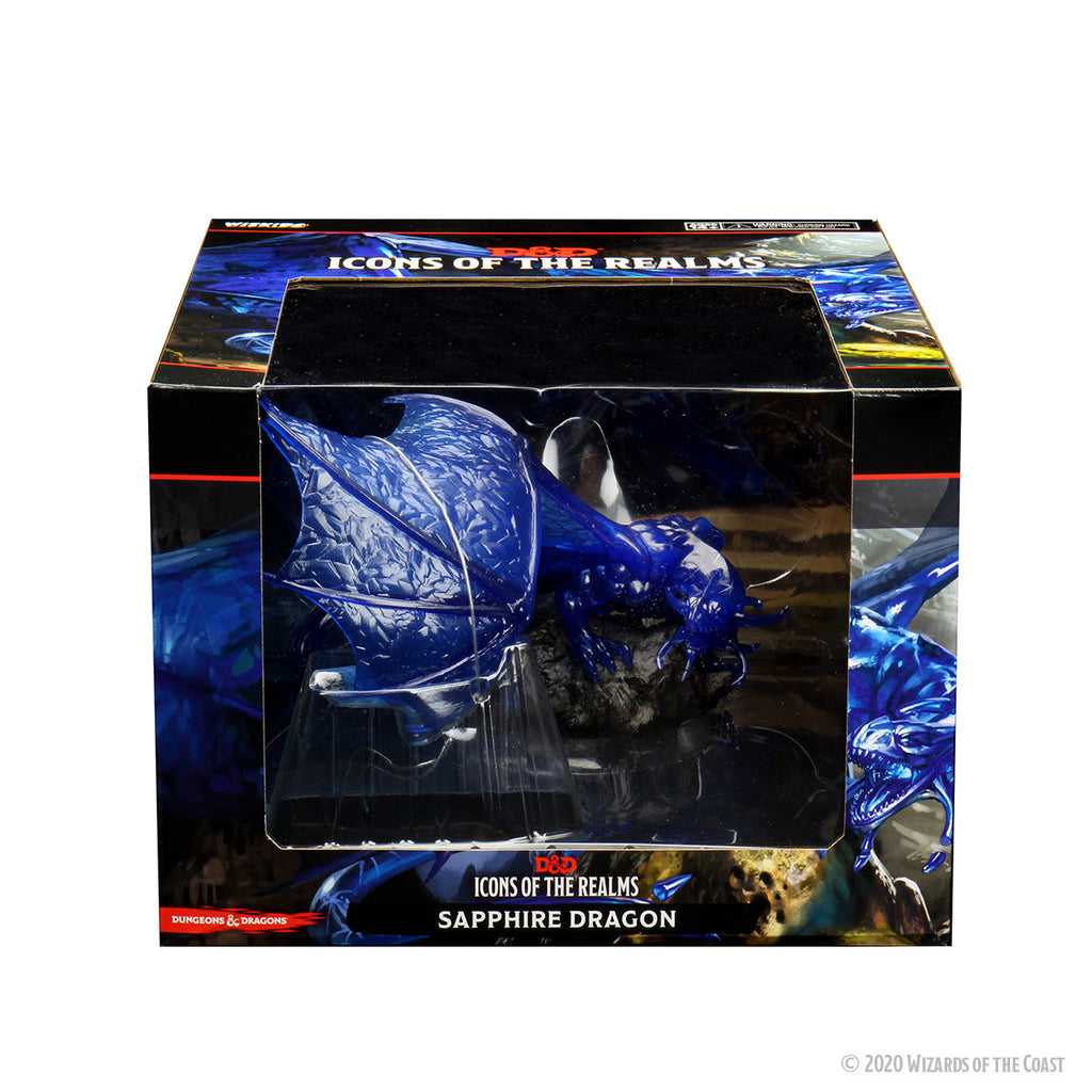 WizKids D&D Icons of The Realms: Sapphire Dragon Premium Figure