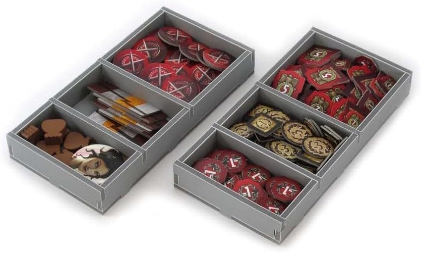 Box Insert: 7 Wonders And Babel, Wonder Pack, Cities, And Leaders Expansions - Cats In Hat Inc.