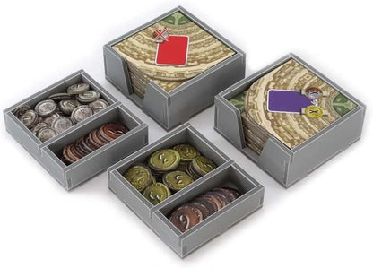 Box Insert: 7 Wonders And Babel, Wonder Pack, Cities, And Leaders Expansions - Cats In Hat Inc.