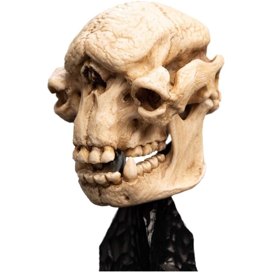 Lotr - Skull Of A Cave Troll Polystone Statue