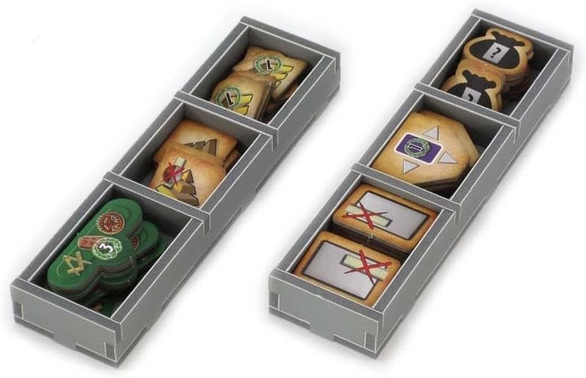 Box Insert: 7 Wonders And Babel, Wonder Pack, Cities, And Leaders Expansions - Cats In Hat Inc.