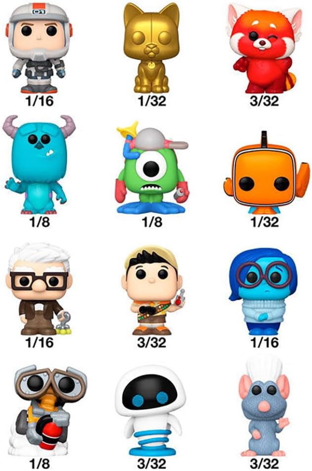 Funko Bitty Pop! Singles - Pixar (One Random Bitty Pop Per Purchase)