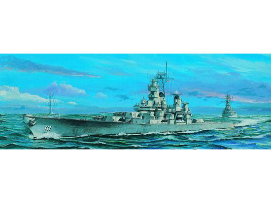 1/700 USS Iowa BB61 Battleship 1984