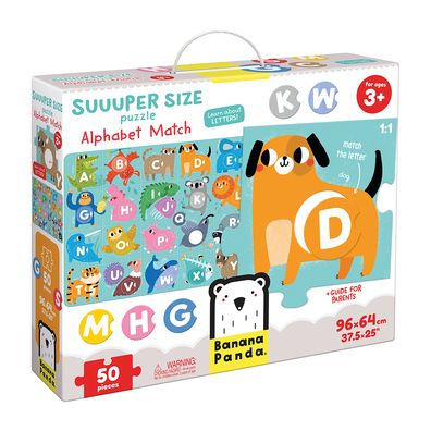Suuuper Size Puzzle Alphabet Match 3+ Floor Puzzle