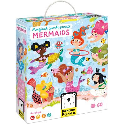 Magical Jumbo Puzzle Mermaids 4+ Floor Puzzle