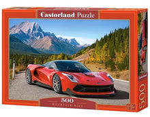 Castorland 500 Piece Jigsaw Puzzles, Mountain Ride, Fast & Furious, Fast Cars, Landscape Puzzle, Adult Puzzle, Castorland B-52967