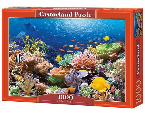Castorland 1000 Piece Jigsaw Puzzle, Coral Reef Fishes, Sealife, Ocean, Adult Puzzle, Castorland C-101511-2