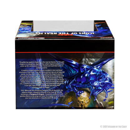 WizKids D&D Icons of The Realms: Sapphire Dragon Premium Figure