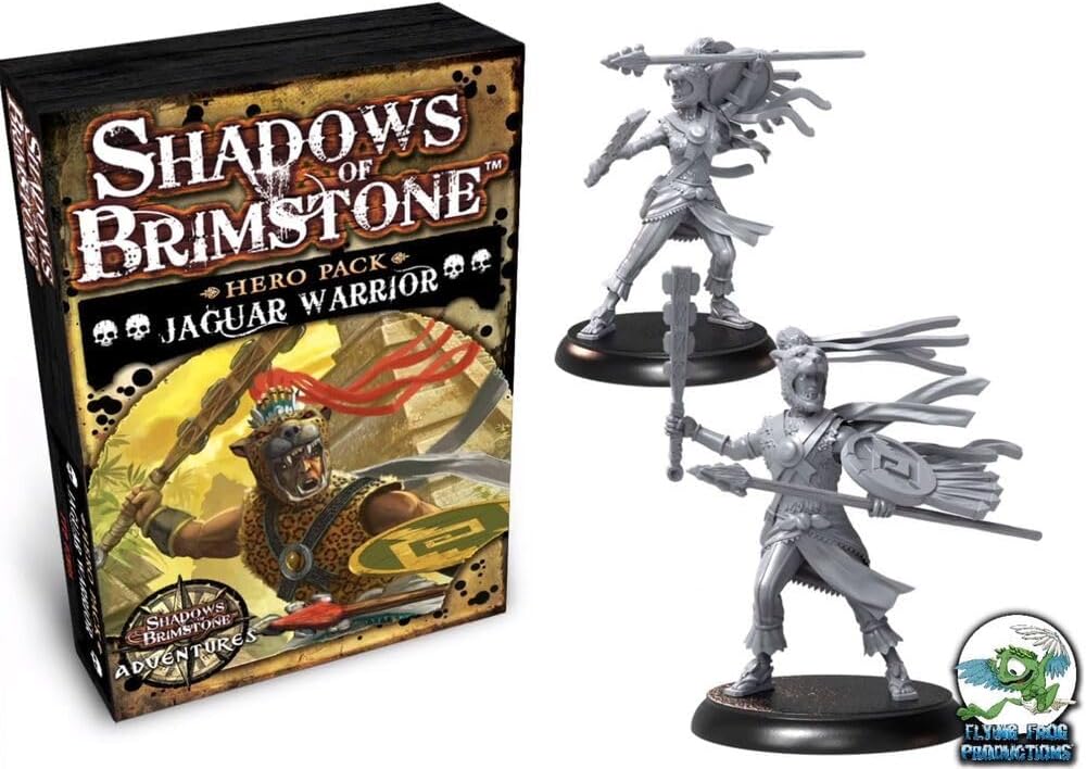 Shadows Of Brimstone: Hero Pack: Jaguar Warrior - Cats In Hat Inc.