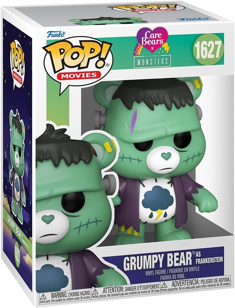 Funko Pop! Movies Universal Monsters X Care Bears - Grumpy Bear As Frankenstein