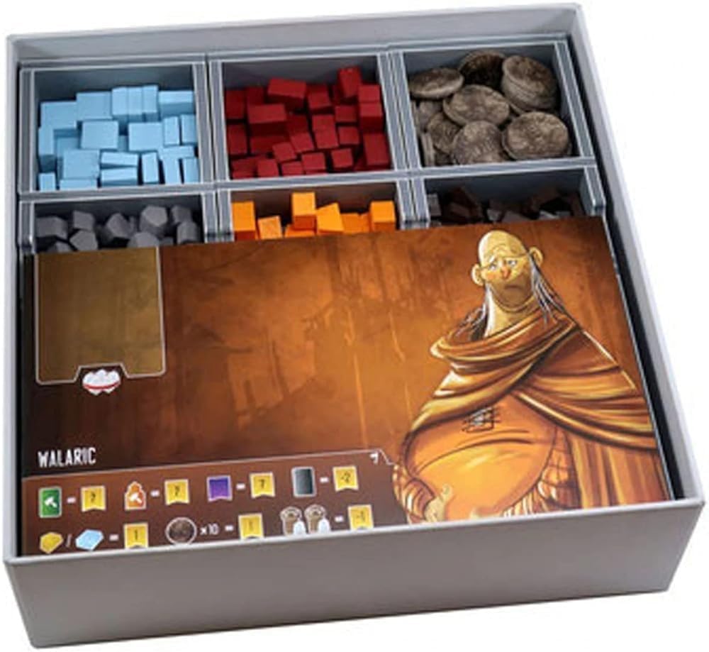 Box Insert: Architects Of The West Kingdom, Age Of Artisans Expansion, And Architects 2018 KS Promos Pack - Cats In Hat Inc.