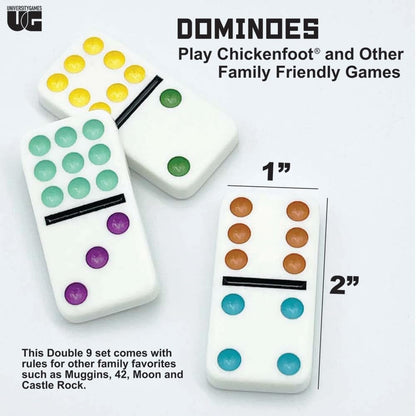 Dominoes: Double 9 Chickenfoot - Cats In Hat Inc.