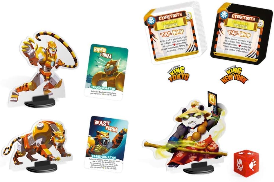 King Of Tokyo 2nd Edition: Monster Pack 4: Cybertooth - Cats In Hat Inc.