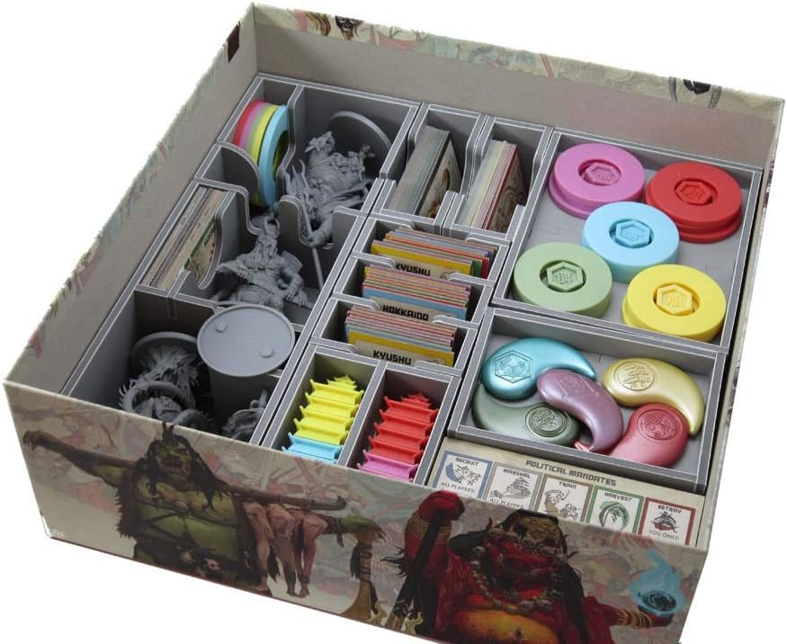 Box Insert: Rising Sun: Daimyo Box With Three Expansions - Cats In Hat Inc.