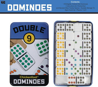 Dominoes: Double 9 Chickenfoot - Cats In Hat Inc.