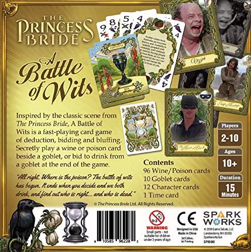 The Princess Bride Battle Of Wits - Cats In Hat Inc.