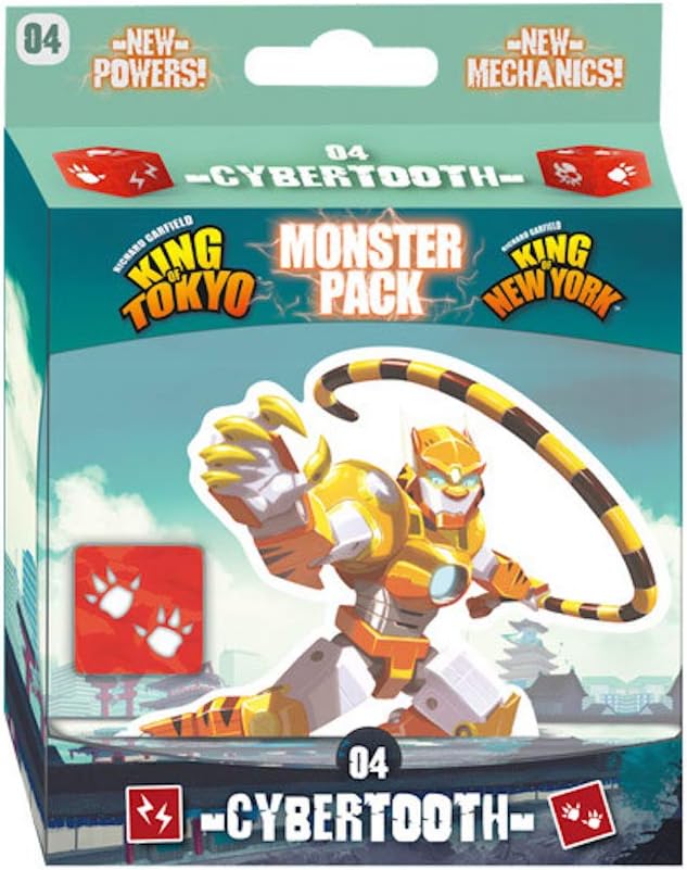 King Of Tokyo 2nd Edition: Monster Pack 4: Cybertooth - Cats In Hat Inc.