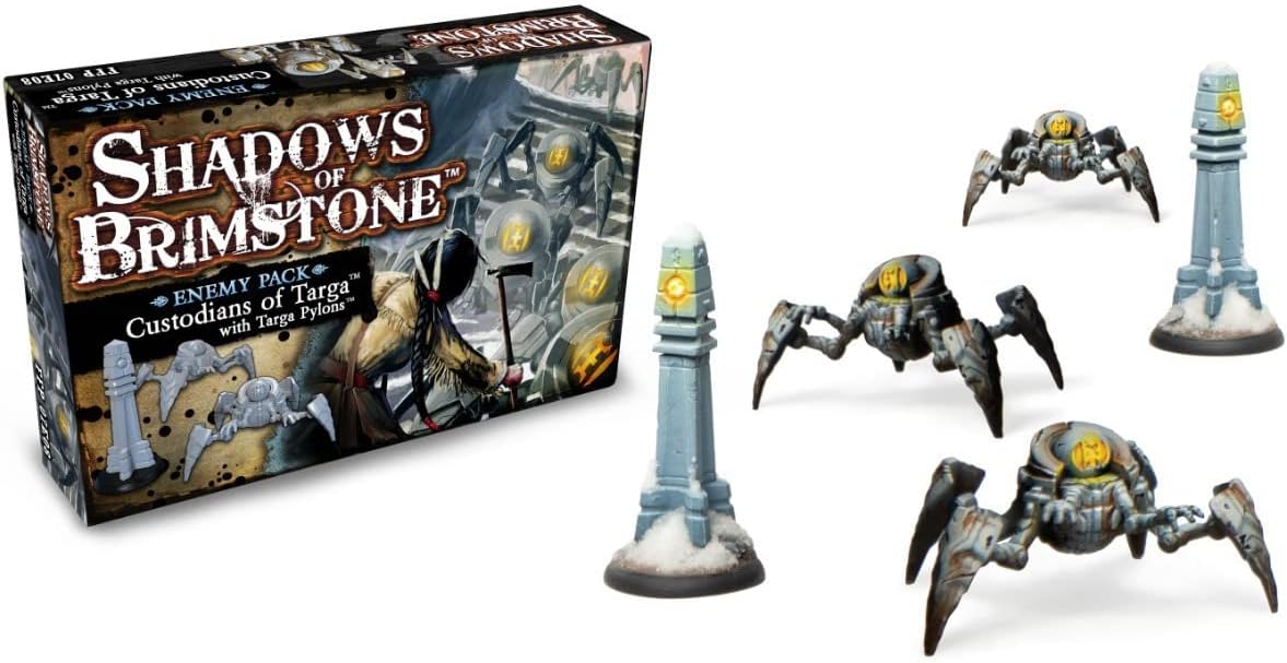 Shadows of Brimstone: Custodians of Targa with Targa Pylons Enemy Pack By Flying Frog Productions