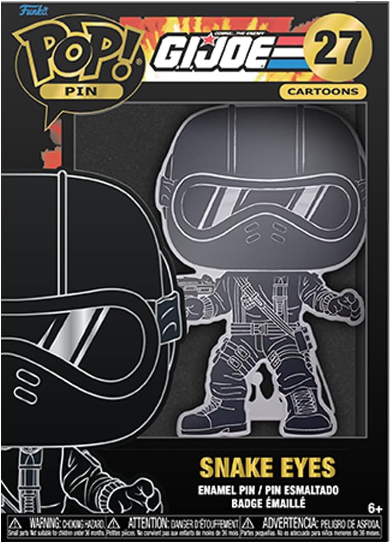 Funko Pop! Pin: G.I. Joe - Snake Eyes