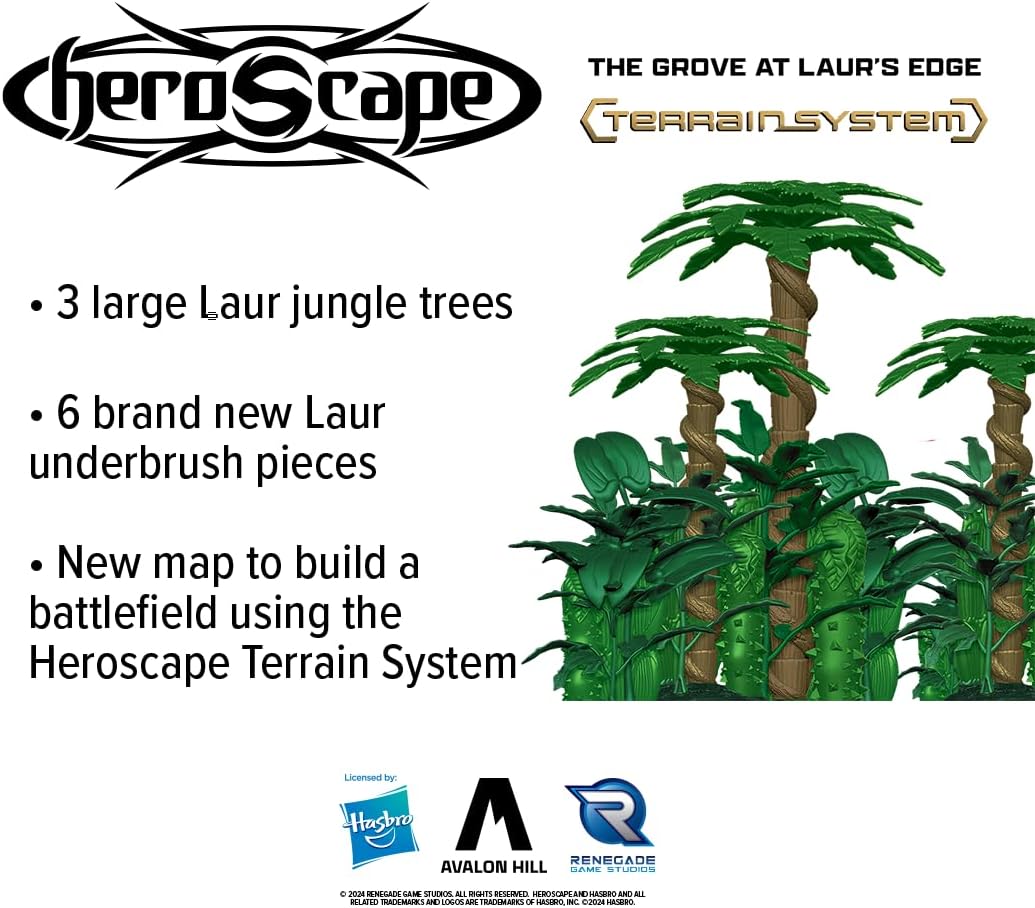 Heroscape: The Grove at Laur’s Edge Terrain Expansion By Renegade Game Studios