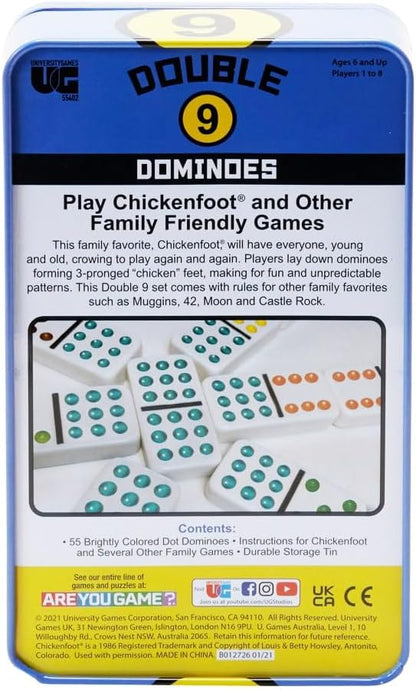 Dominoes: Double 9 Chickenfoot - Cats In Hat Inc.