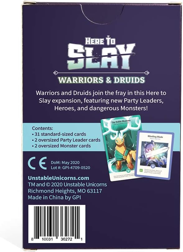 Here to Slay: Warriors & Druids Expansion Pack