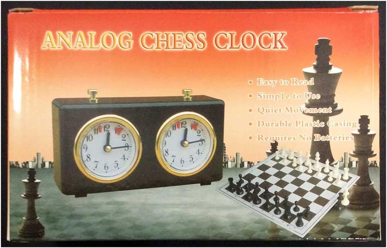 Chess Clock: Wind-Up Analog By WorldWise Imports