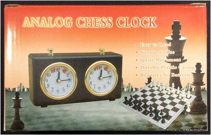Chess Clock: Wind-Up Analog By WorldWise Imports