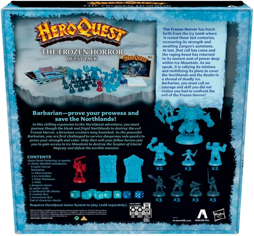 HeroQuest: The Frozen Horror - Cats In Hat Inc.