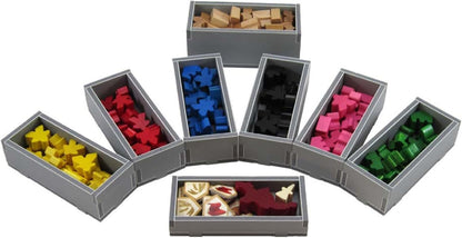 Box Insert: Carcassonne With Five Expansions - Cats In Hat Inc.