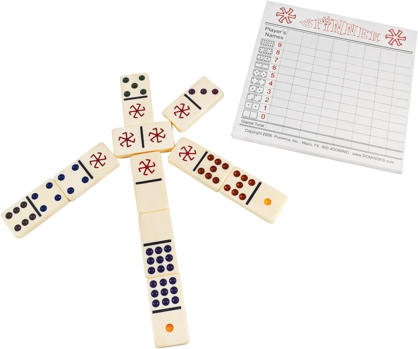 Dominoes: Spinner Double 9