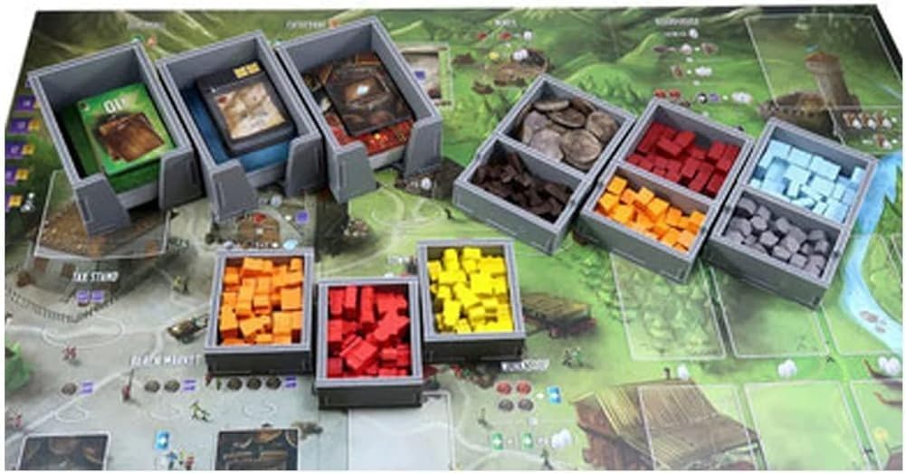 Box Insert: Architects Of The West Kingdom, Age Of Artisans Expansion, And Architects 2018 KS Promos Pack - Cats In Hat Inc.