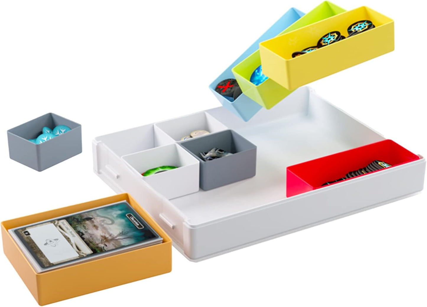 Token Silo: White/Multicolor
